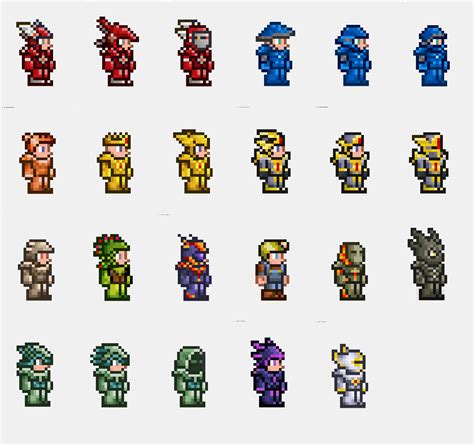 Man, I love with how much I've been improved. . All the armors in terraria